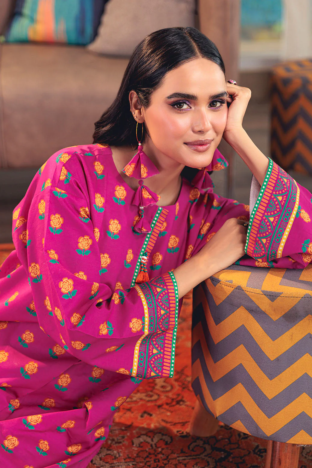 PINK-LAWN-2 PIECE (BPS6242P04) - Image 3