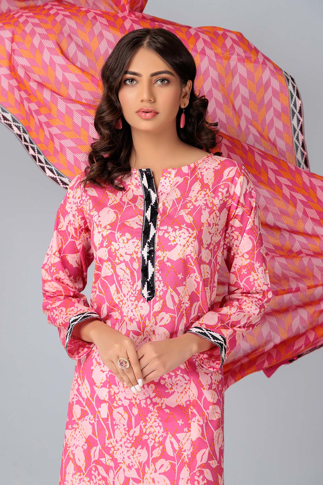 PINK-LAWN-2 PIECE (BSRS232P07) - Image 2