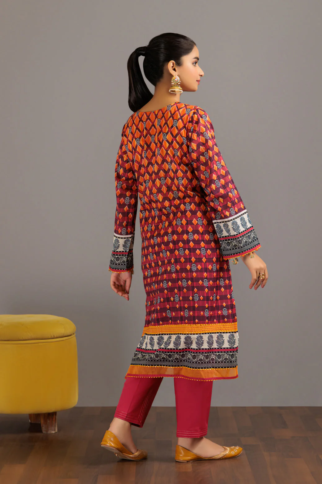 PINK-LAWN-2 PIECE (SAS232P04) - Image 4