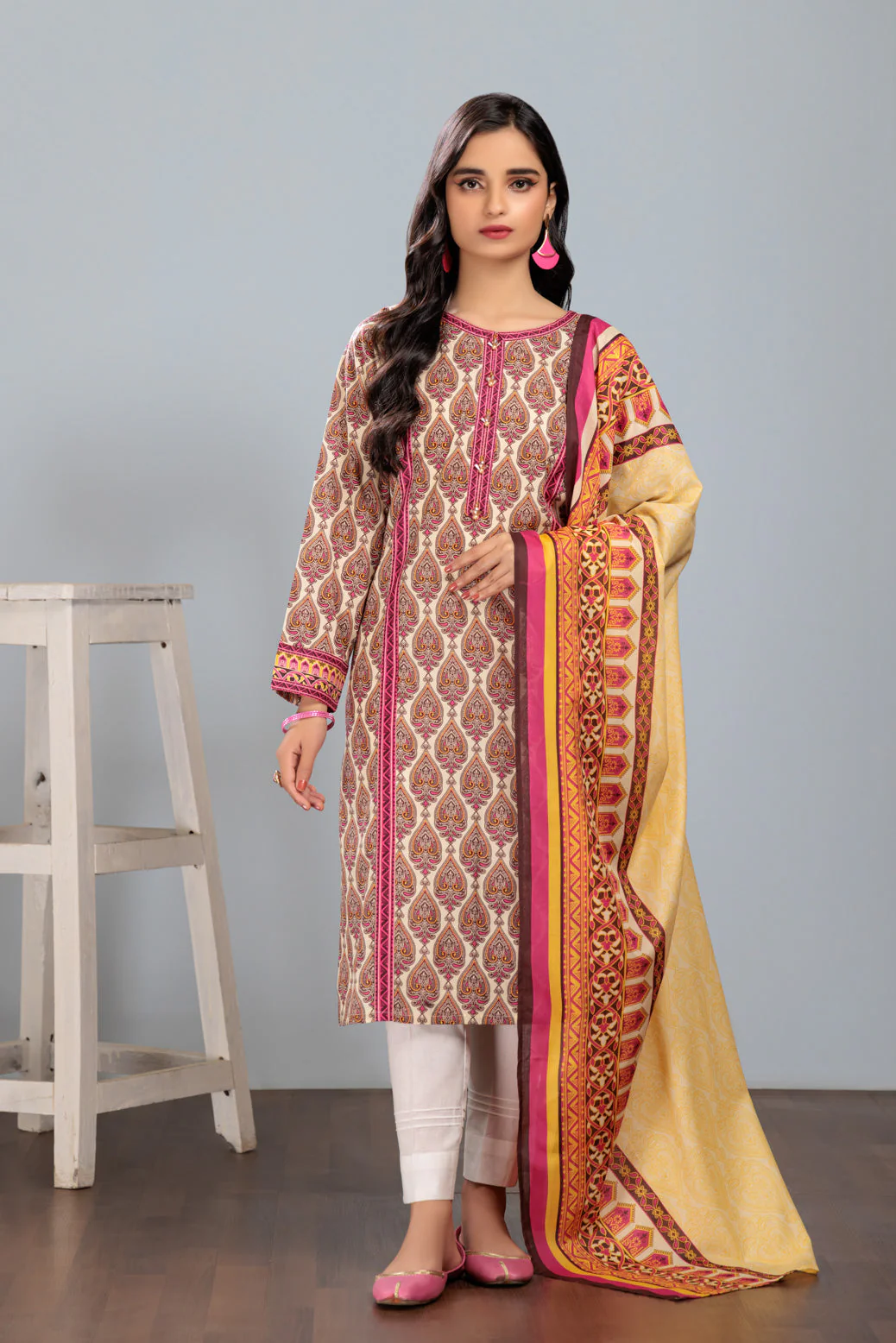PINK-LAWN-2 PIECE (SRS232P17) - Image 3