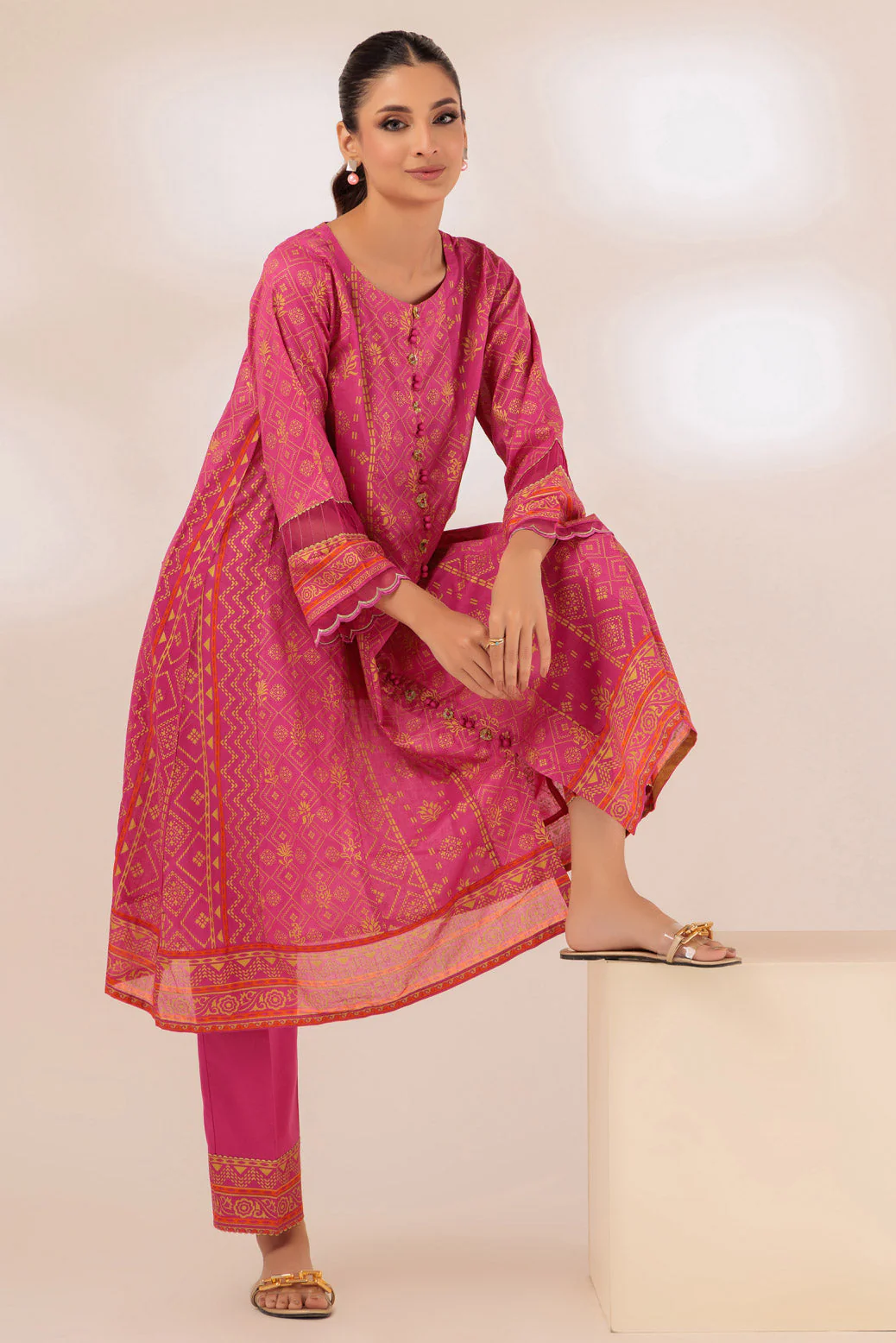 PINK-LAWN-2 PIECE (SSS232P57) - Image 4