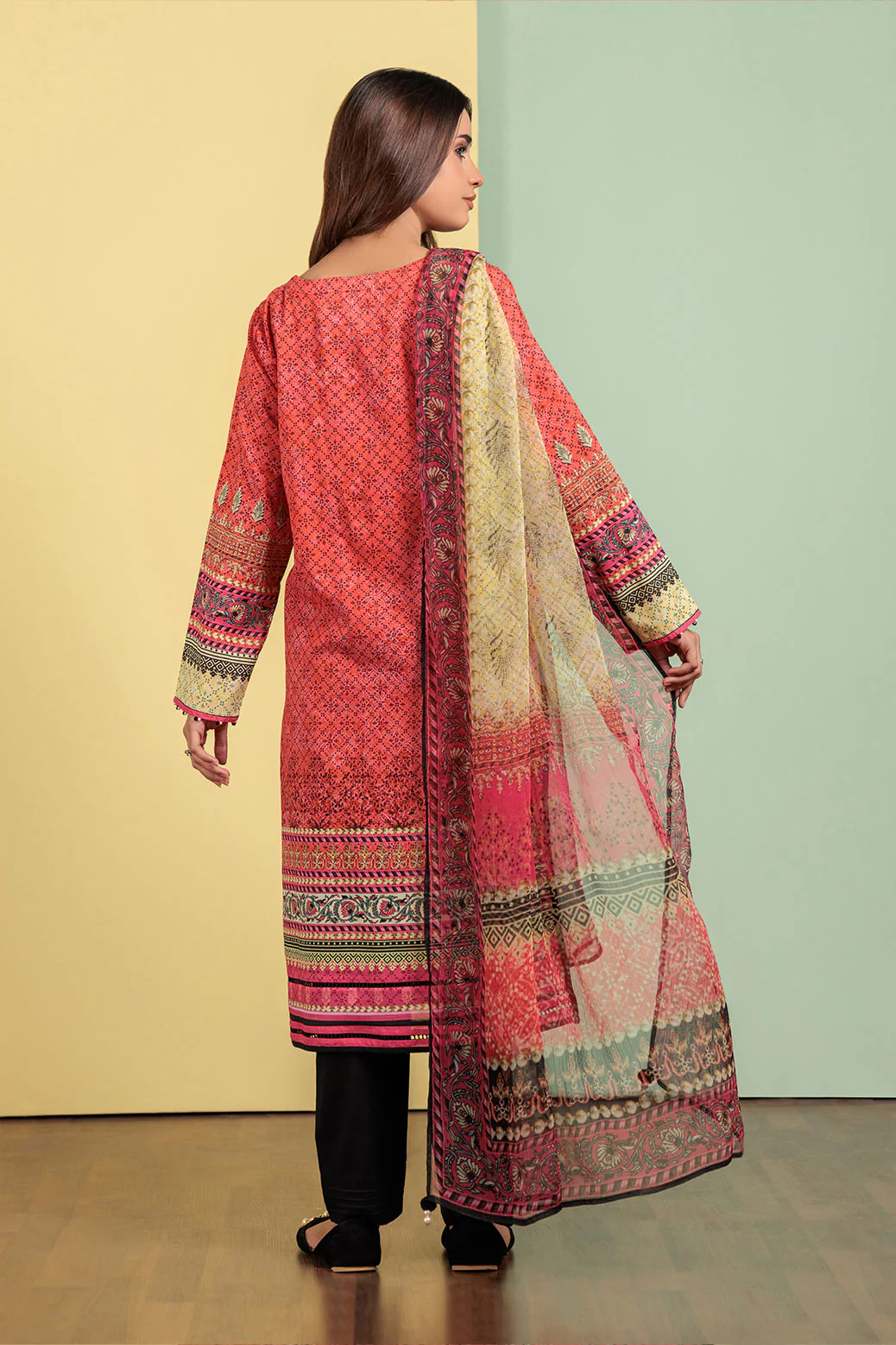 PINK-LAWN-3 PIECE (SAS233P09) - Image 3