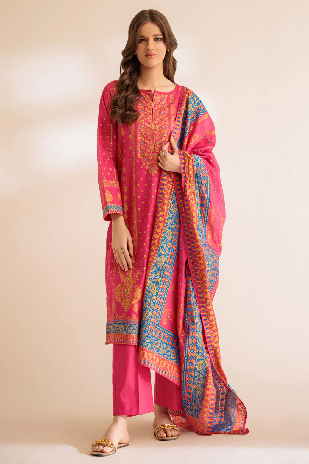 PINK-LAWN-3 PIECE (SS2243P27) - Image 2
