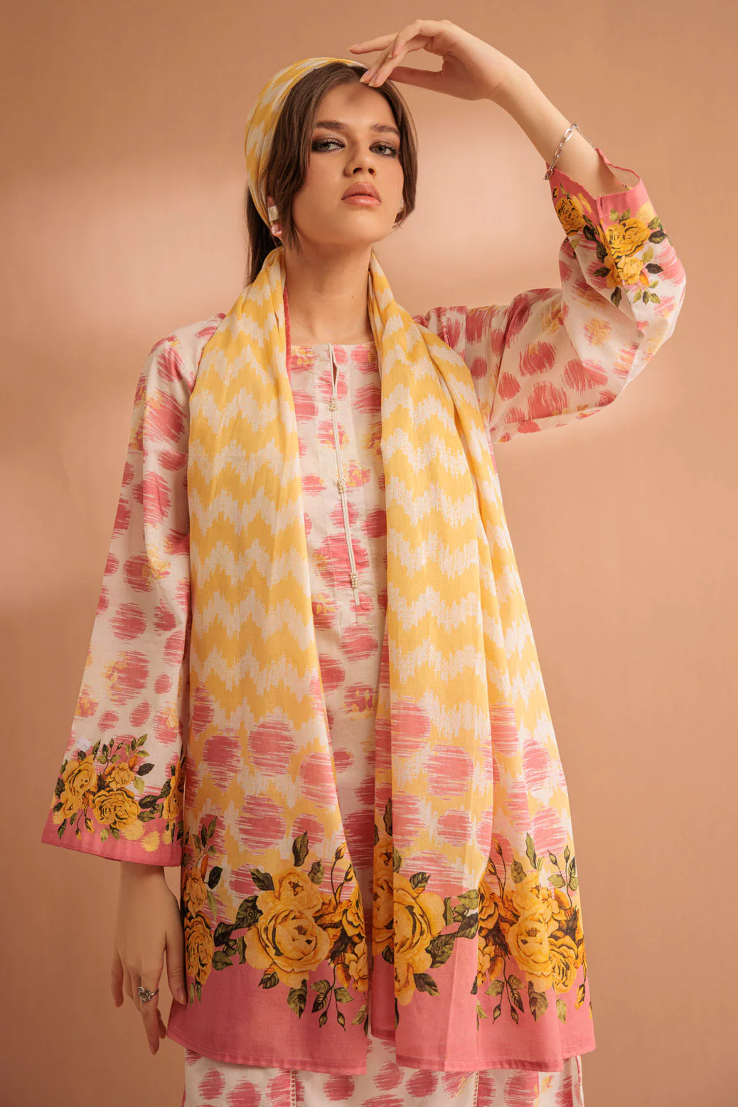 PINK-LAWN-3 PIECE (SS2243P44) - Image 3