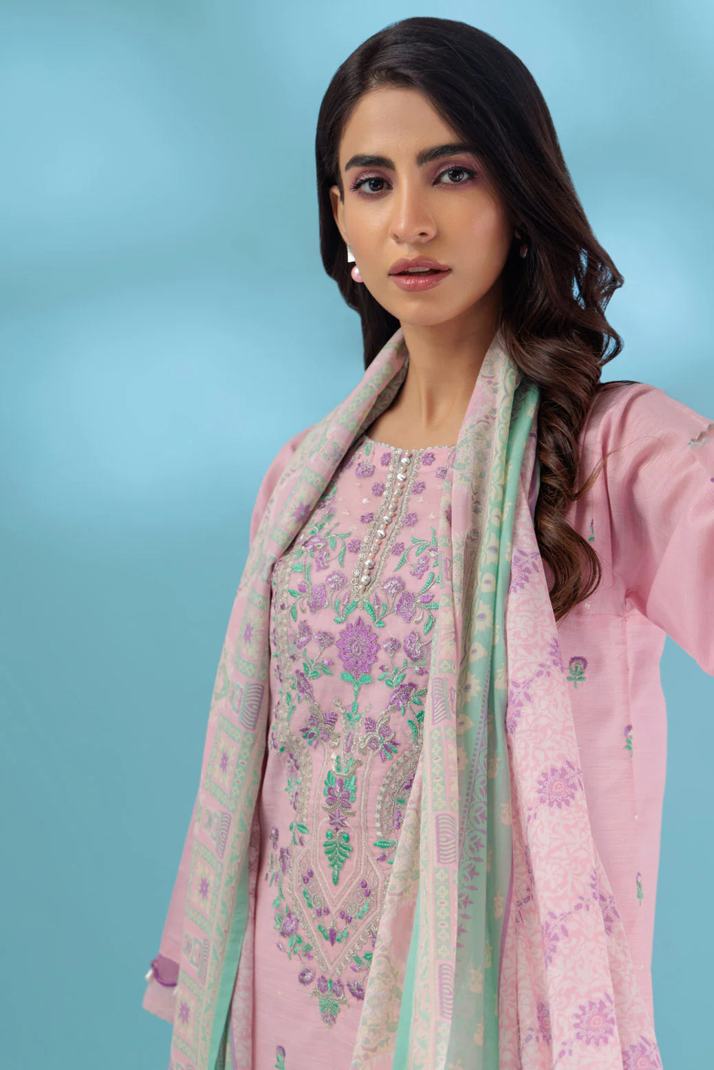 PINK-LAWN-3 PIECE (SSS233P68) - Image 2