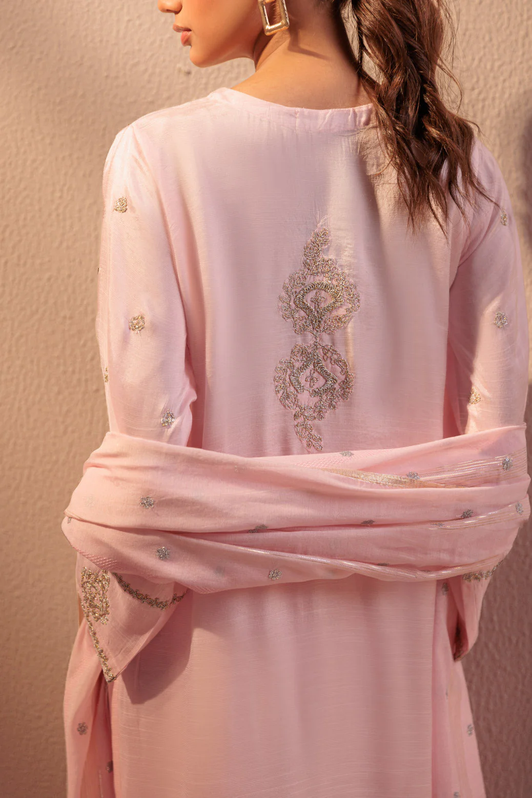 PINK-RAW SILK-3 PIECE (BS5243P07) - Image 4