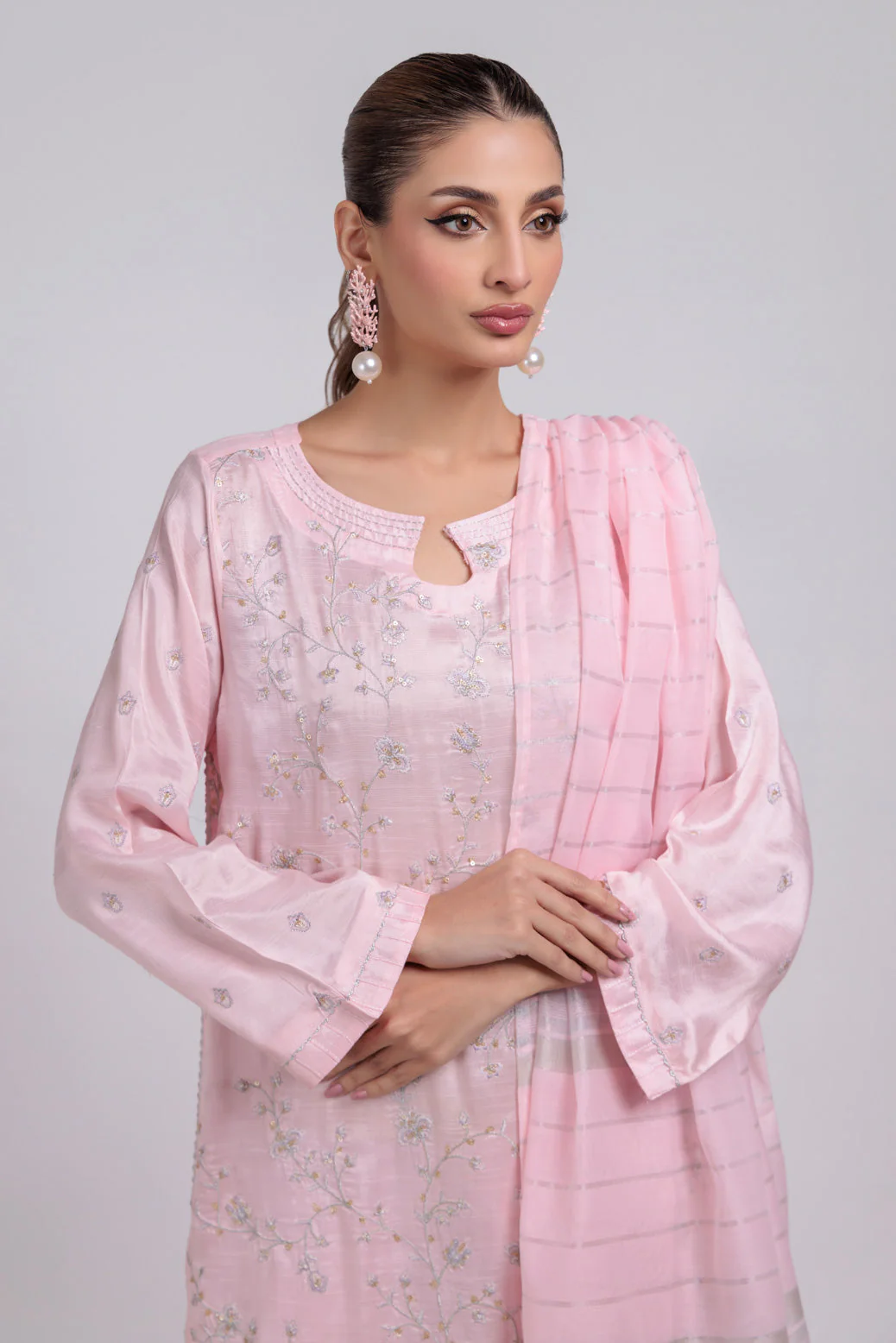 PINK-SILK-3 PIECE (WS5243P08) - Image 3