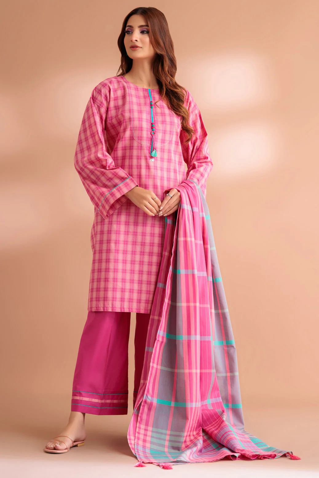 PINK-YARN-3 PIECE (SS2243P05) - Image 3