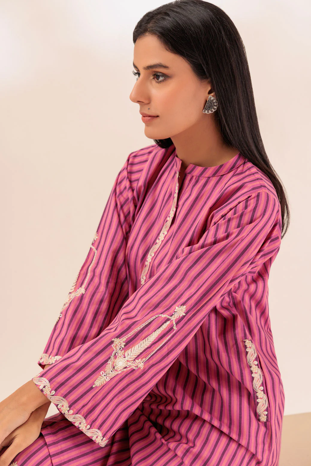 PINK-YARN DYED-2 PIECE (PWS1232P08) - Image 3
