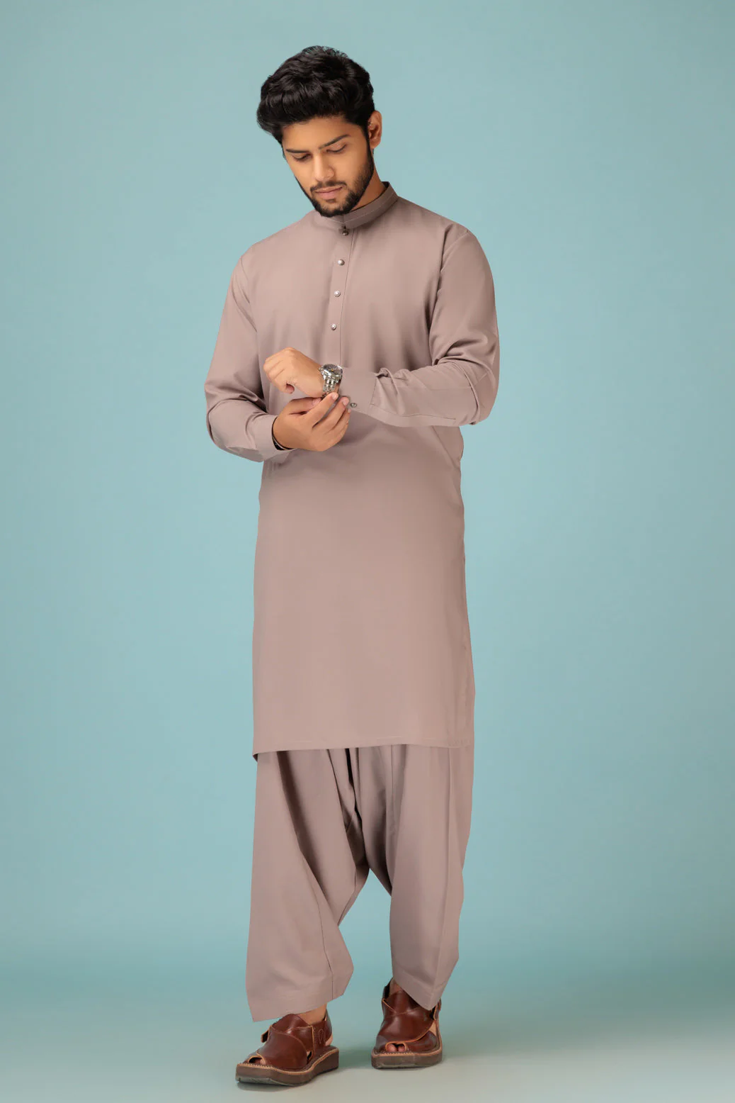 PLATINUM-BLENDED-SHALWAR SUIT - (GSBB23-018) - Image 4