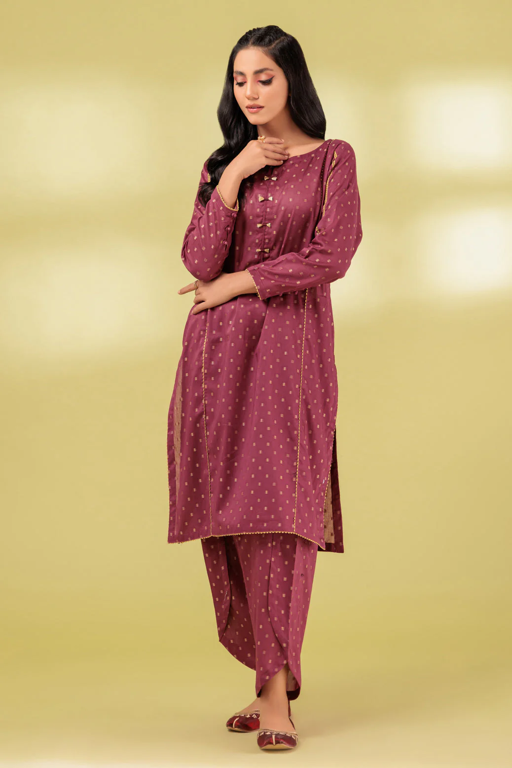 PLUM-BROSHIA-2 PIECE (SRS232P48) - Image 2