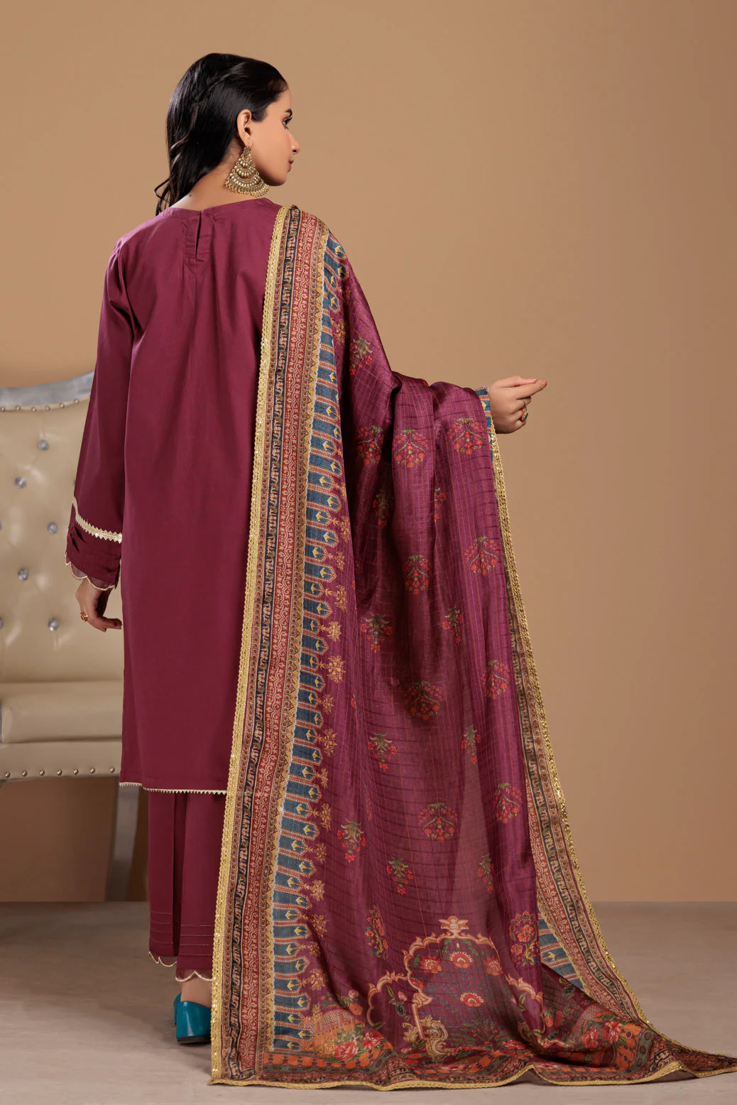 PLUM-CORDUROY-3 PIECE (HR3W223P03) - Image 4