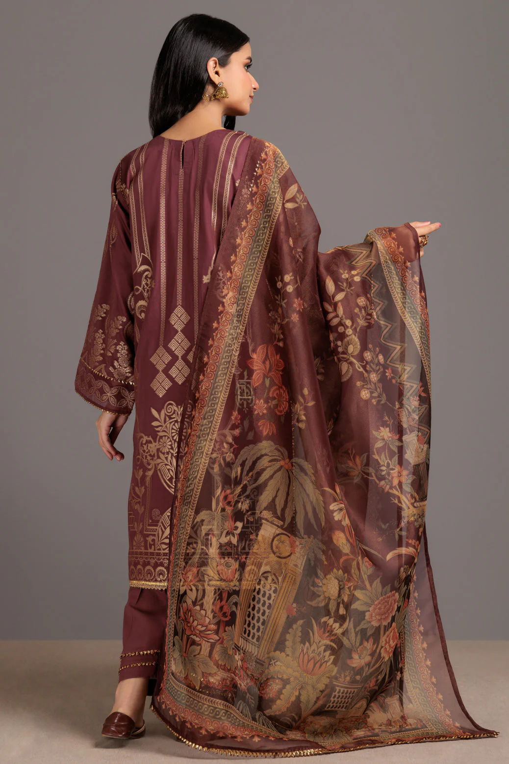 PLUM-JACQUARD-3 PIECE (BU1H223P01) - Image 4