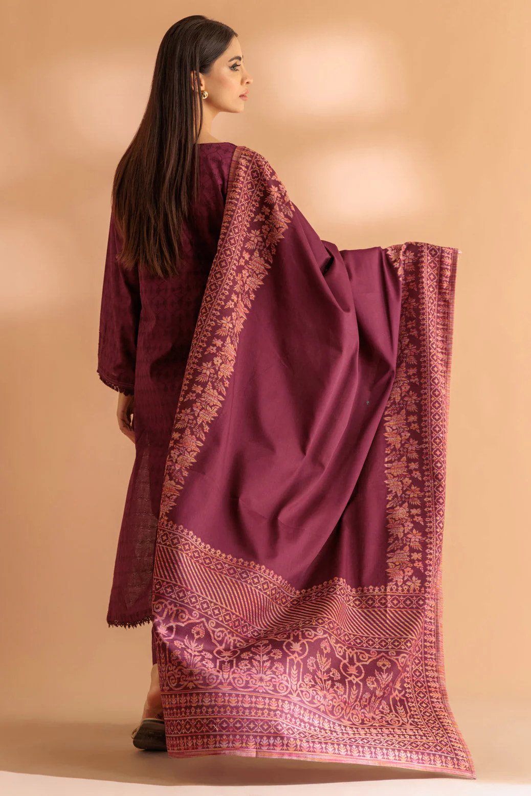 PLUM-JACQUARD-3 PIECE (WS1233P20) - Image 5