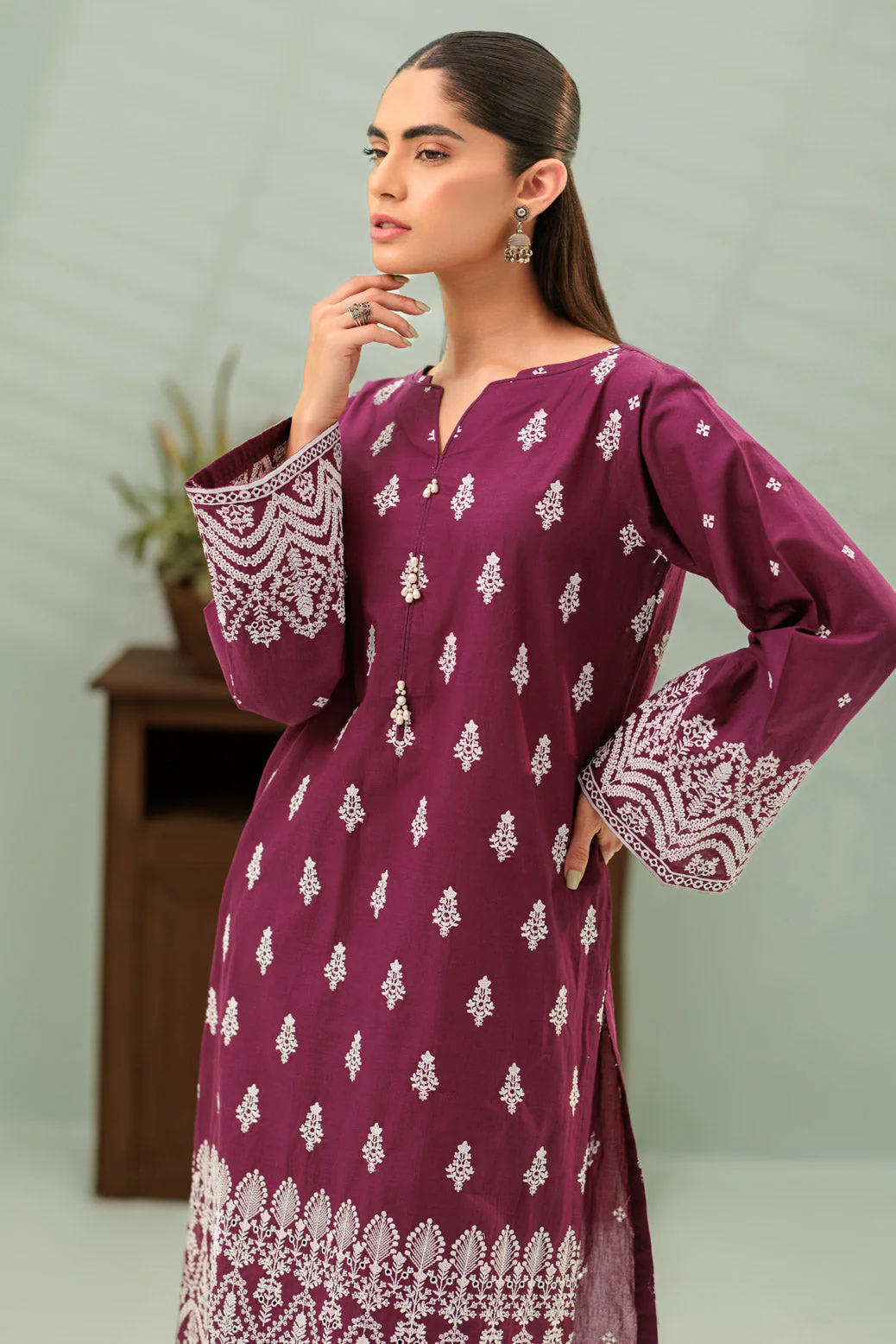 PURPLE-CAMBRIC-2 PIECE (1S24K2P205) - Image 3