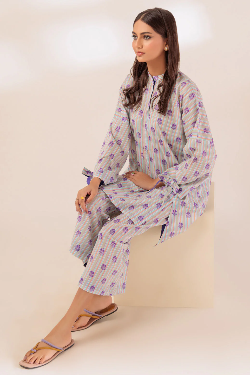 PURPLE-CAMBRIC-2 PIECE (PWS1232P10) - Image 2