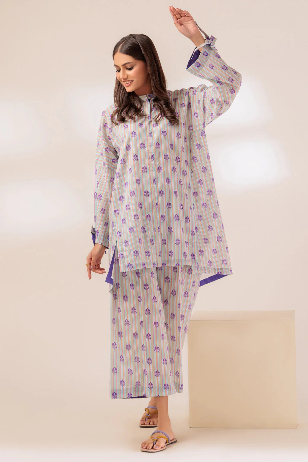 PURPLE-CAMBRIC-2 PIECE (PWS1232P10) - Image 3