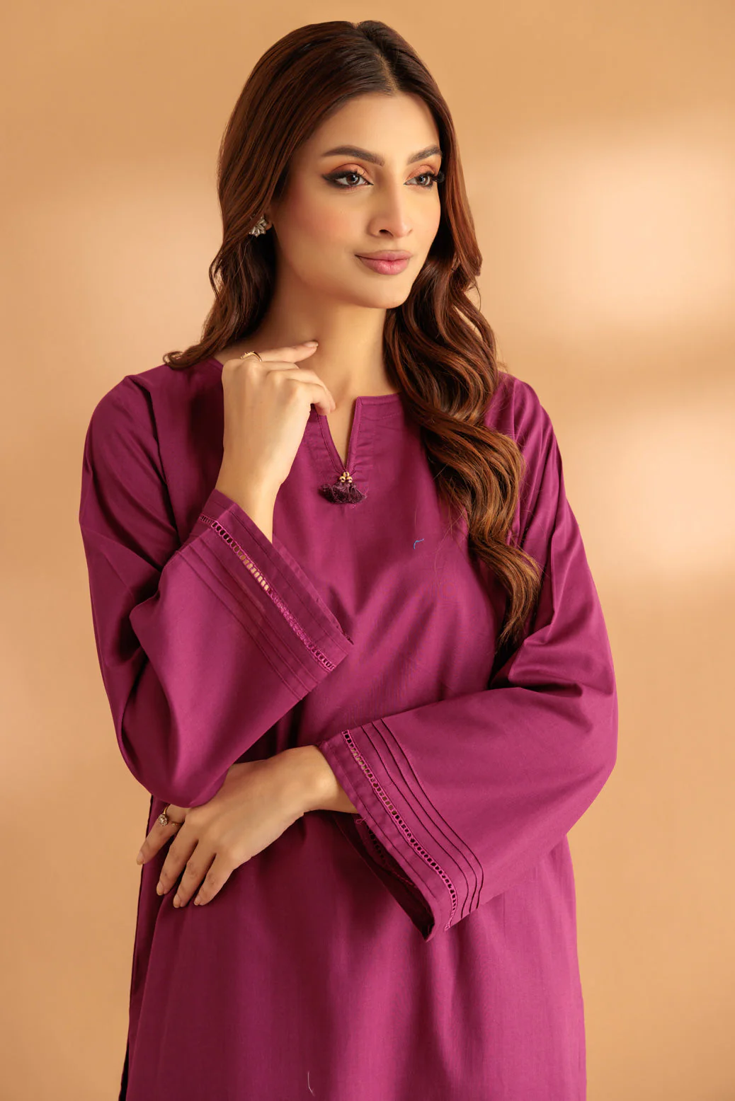 PURPLE-CAMBRIC-2 PIECE (SS2242P36) - Image 2