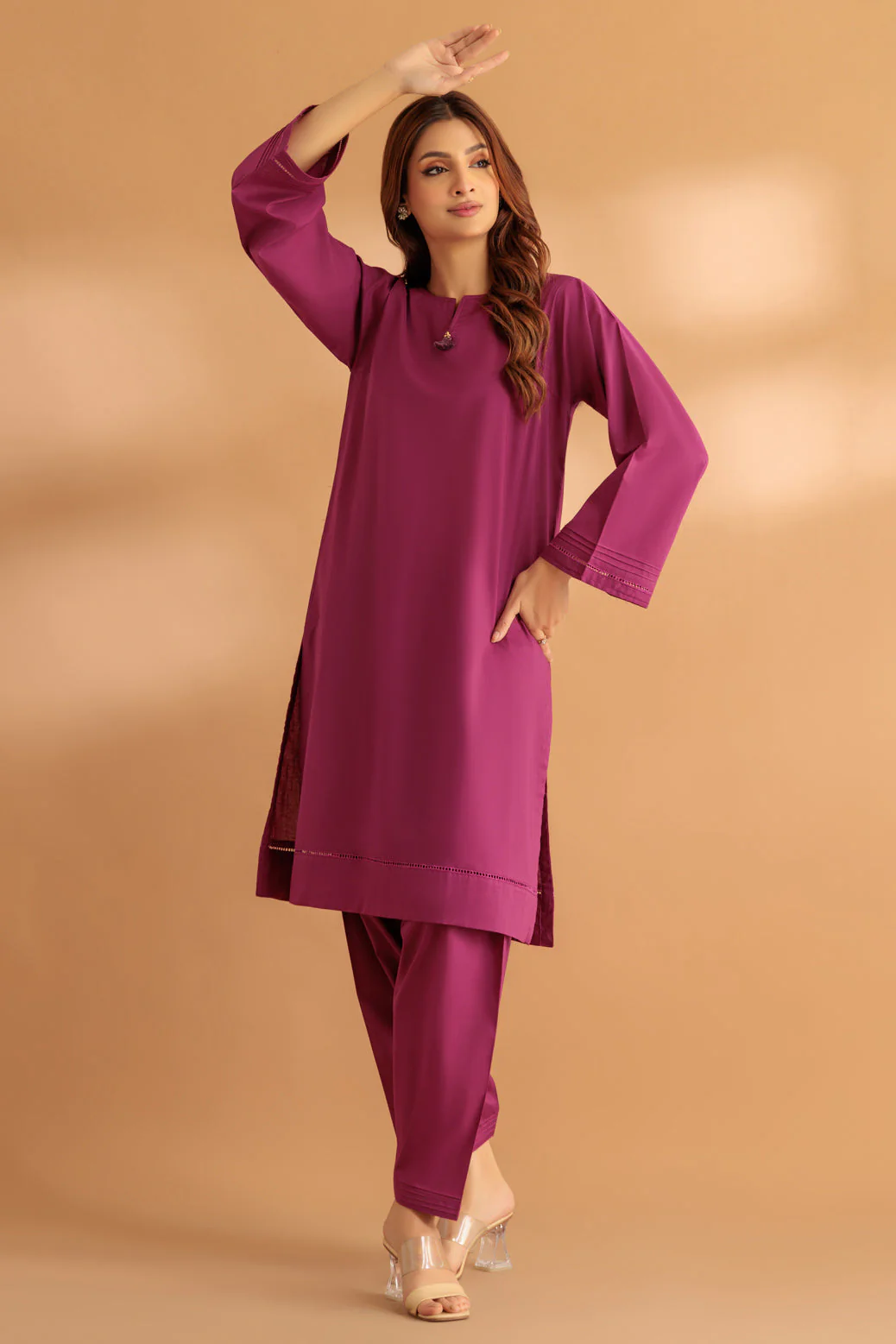 PURPLE-CAMBRIC-2 PIECE (SS2242P36) - Image 3