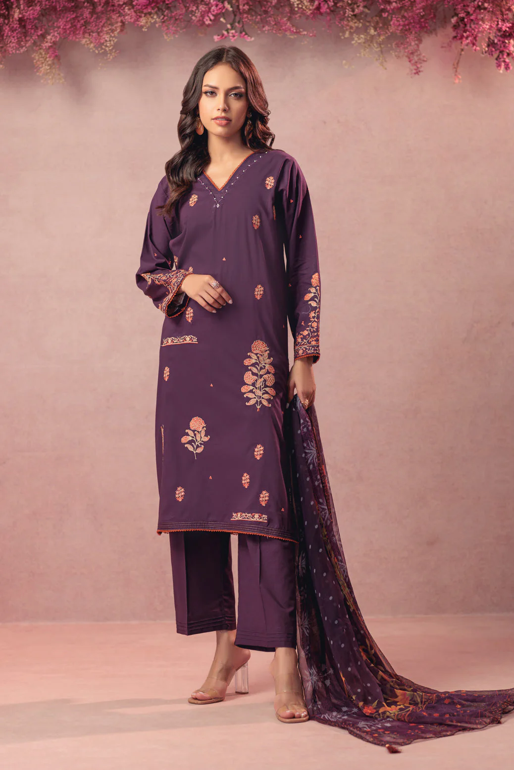 PURPLE-CAMBRIC-3 PIECE (6S24B3P031) - Image 4
