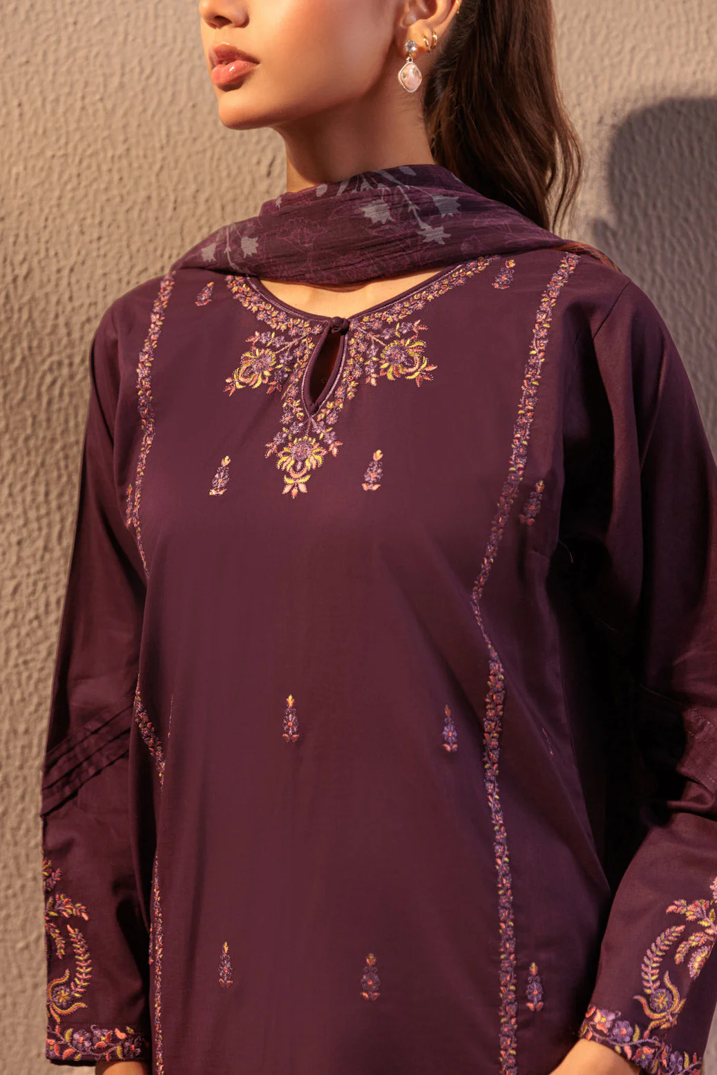 PURPLE-CAMBRIC-3 PIECE (BS2243P15) - Image 2
