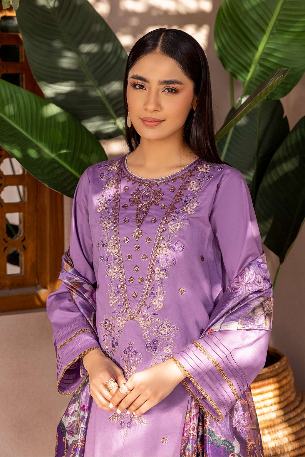 PURPLE-CAMBRIC-3 PIECE (SL1H233P04) - Image 3