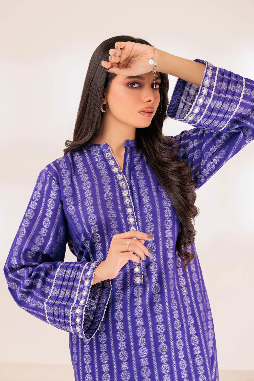 PURPLE-DOBBY-2 PIECE (SAS232P40)