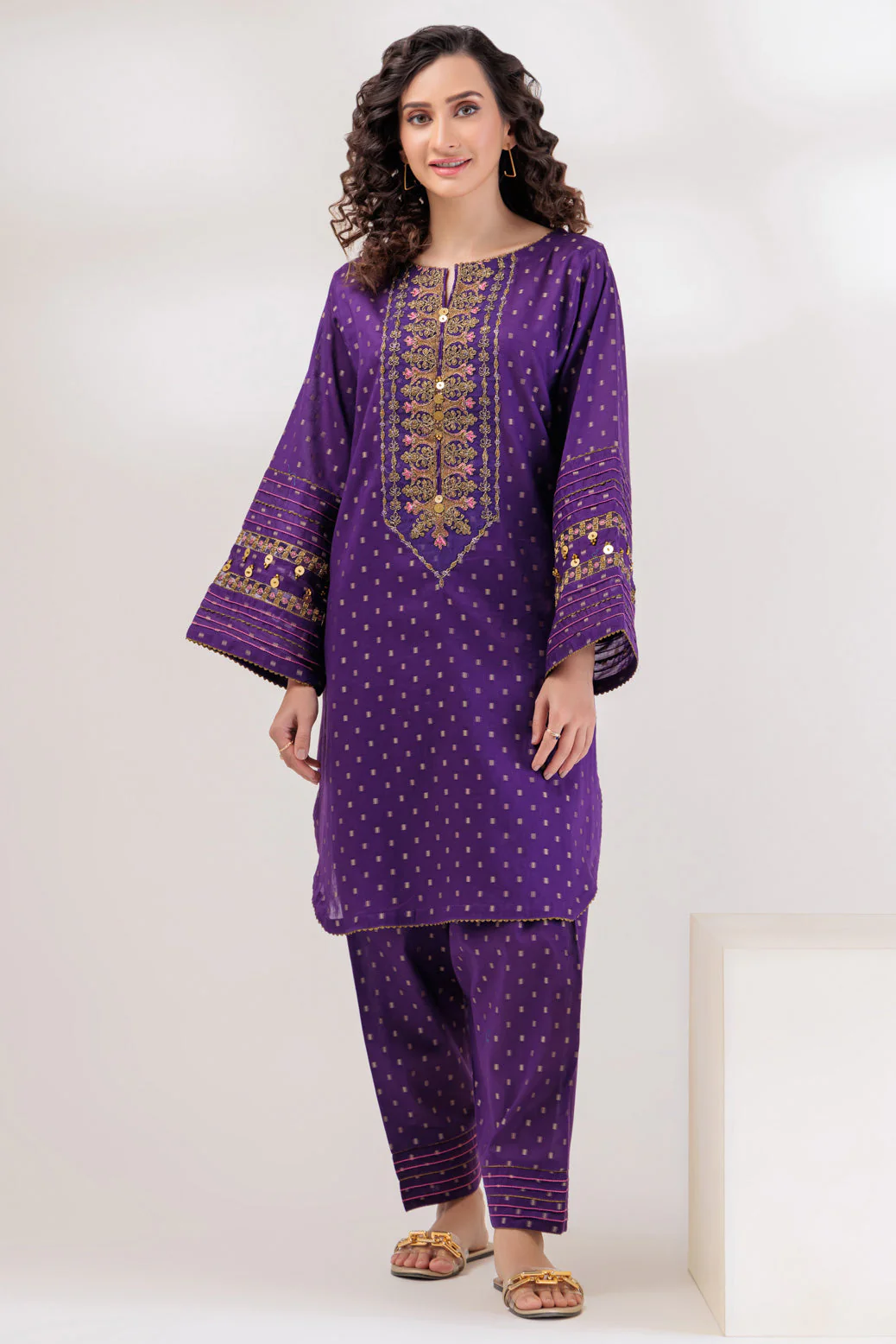 PURPLE-JACQUARD-2 PIECE (BSAS232P11) - Image 3
