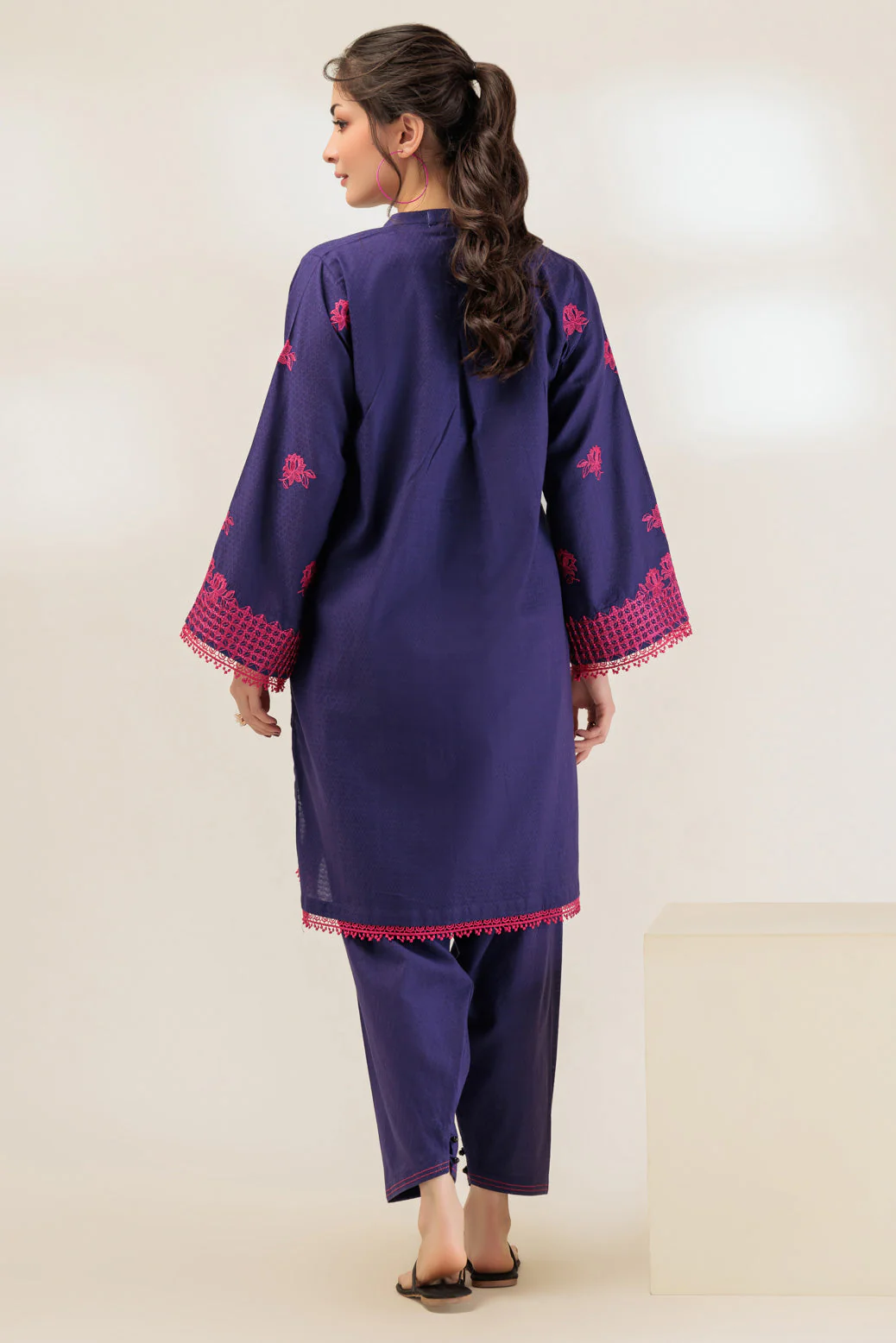 PURPLE-JACQUARD-2 PIECE (PWS6232P04) - Image 2