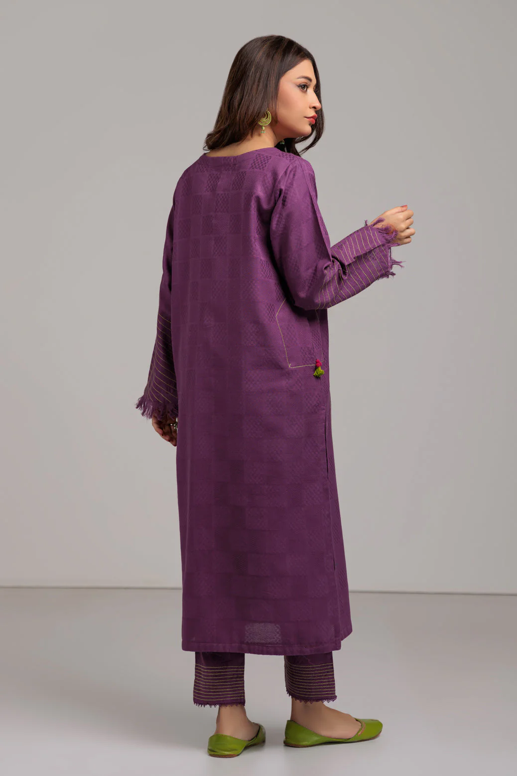 PURPLE-JACQUARD-2 PIECE (SJS222P02) - Image 4