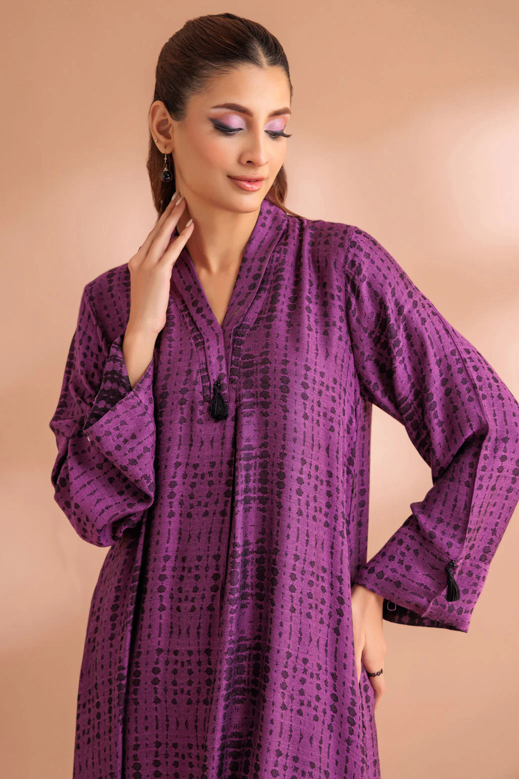PURPLE-JACQUARD-2 PIECE (WS6232P49) - Image 2