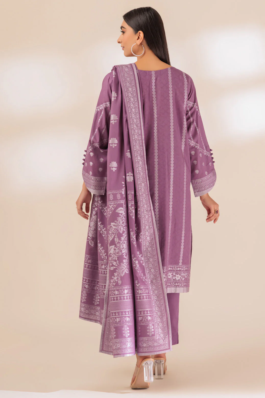 PURPLE-JACQUARD-3 PIECE (PWJ1233P09) - Image 3