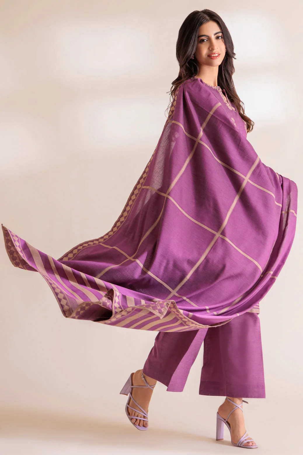 PURPLE-JACQUARD-3 PIECE (SS2243P21) - Image 4