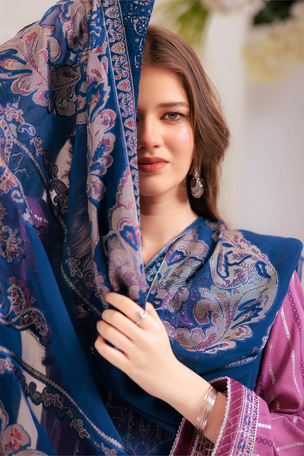 PURPLE-JACQUARD-3 PIECE (SS5243P41) - Image 2