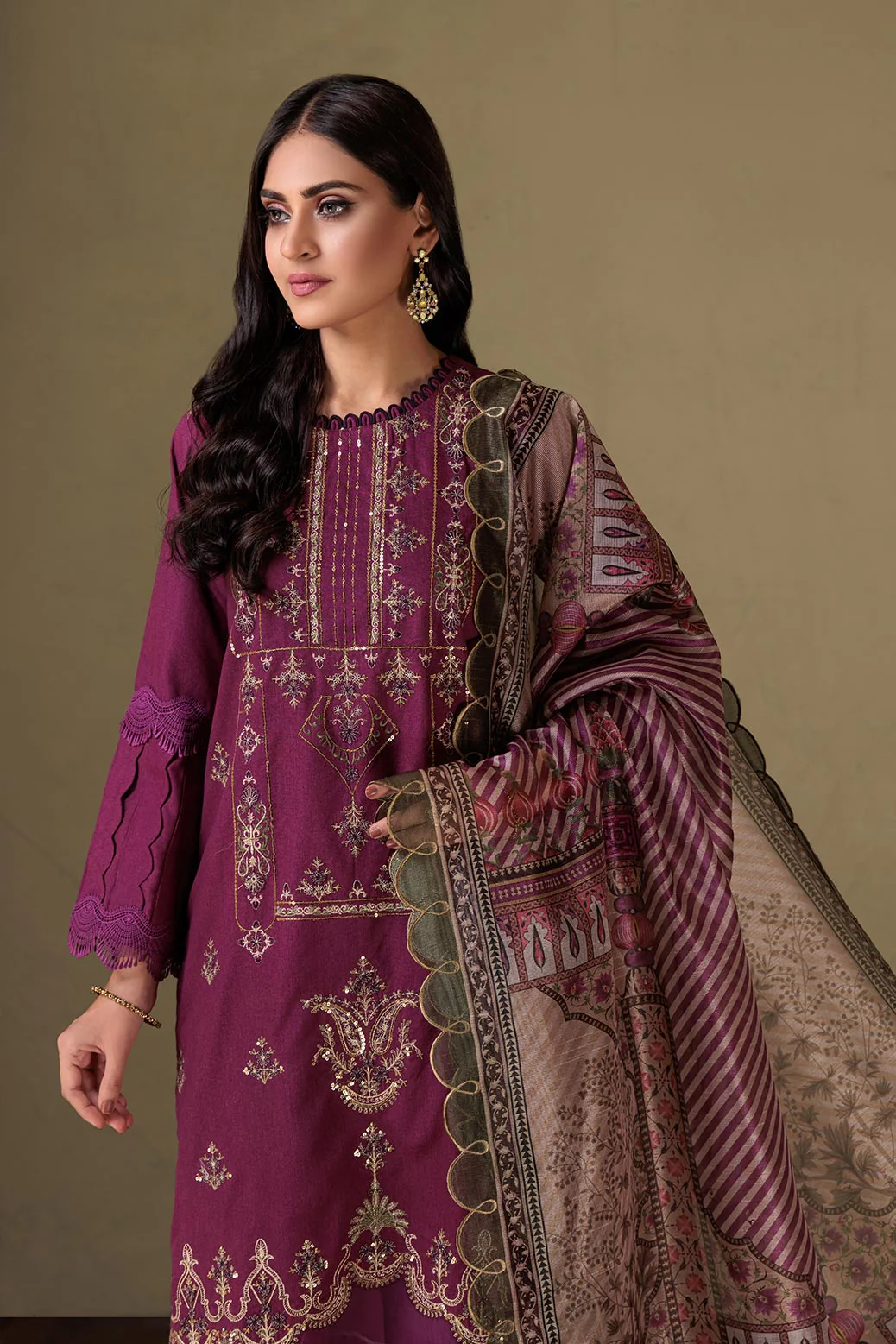 PURPLE-KARANDI-3 PIECE (HR2W223P06) - Image 2