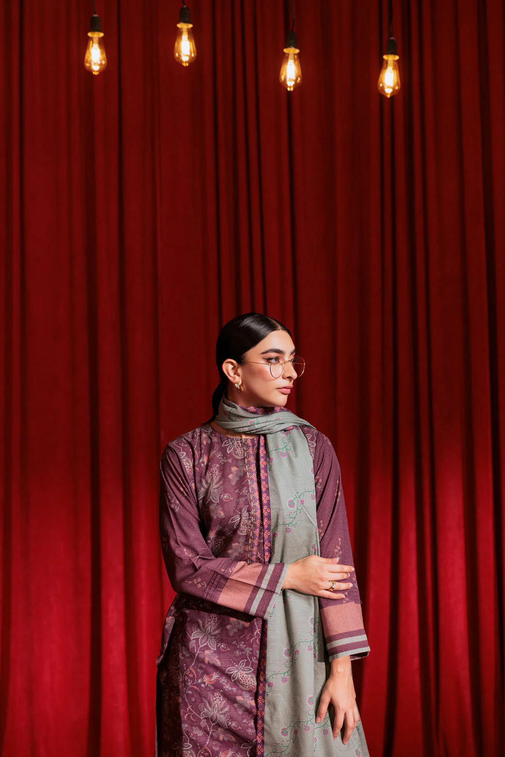 PURPLE-KHADDAR-3 PIECE (WS7243P05) - Image 2