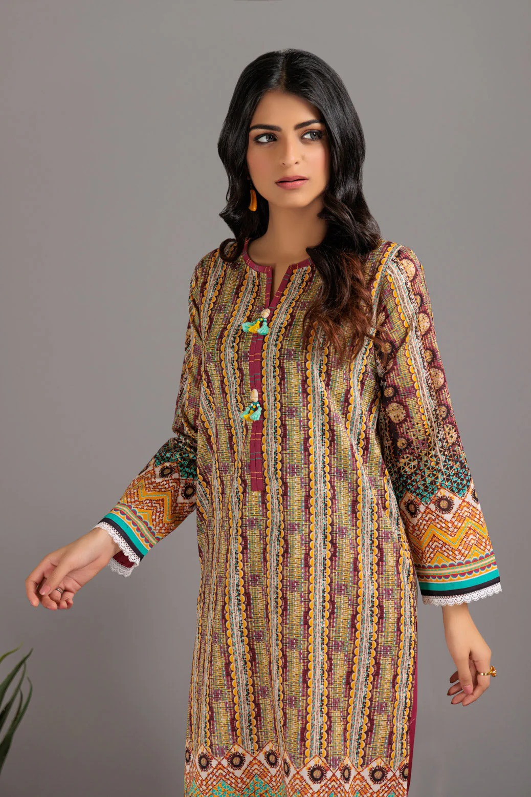 PURPLE-LAWN-2 PIECE (SAS232P05) - Image 2