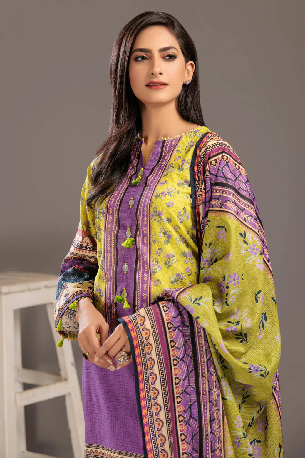 PURPLE-LAWN-3 PIECE (SAS233P29) - Image 3