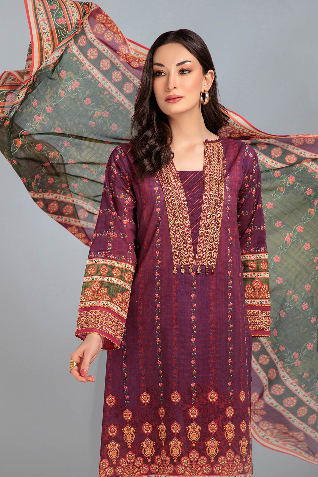 PURPLE-LAWN-3 PIECE (SAS233P62) - Image 2