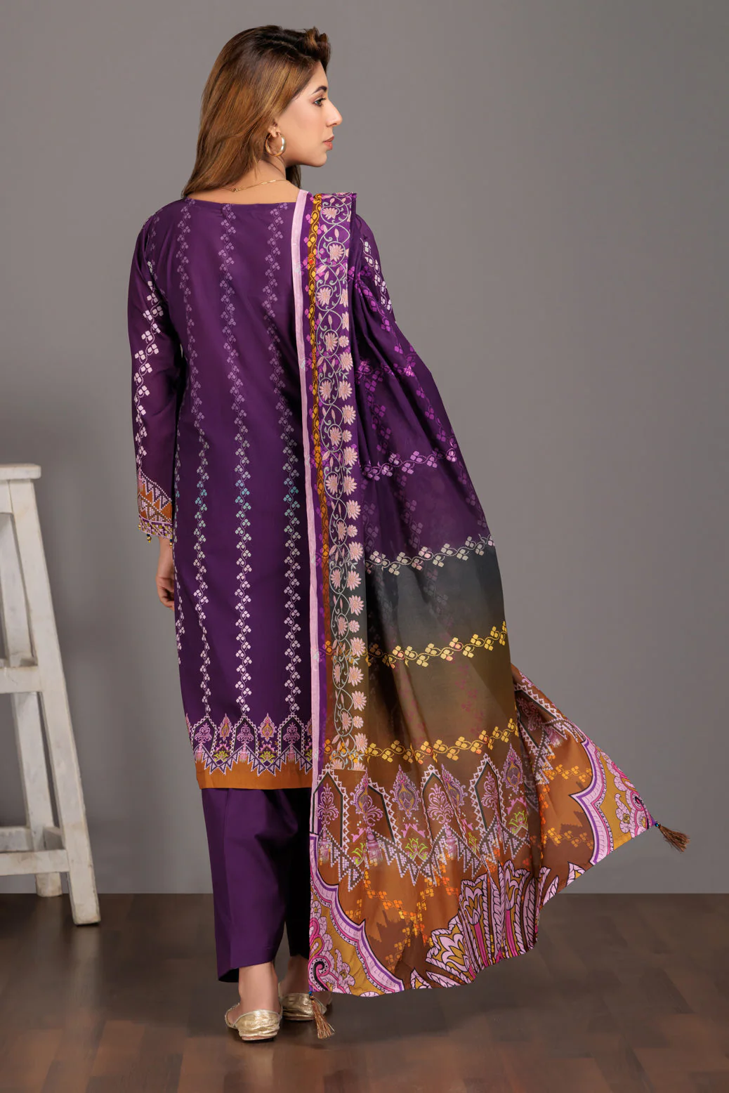 PURPLE-LAWN-3 PIECE (SRS233P51) - Image 5