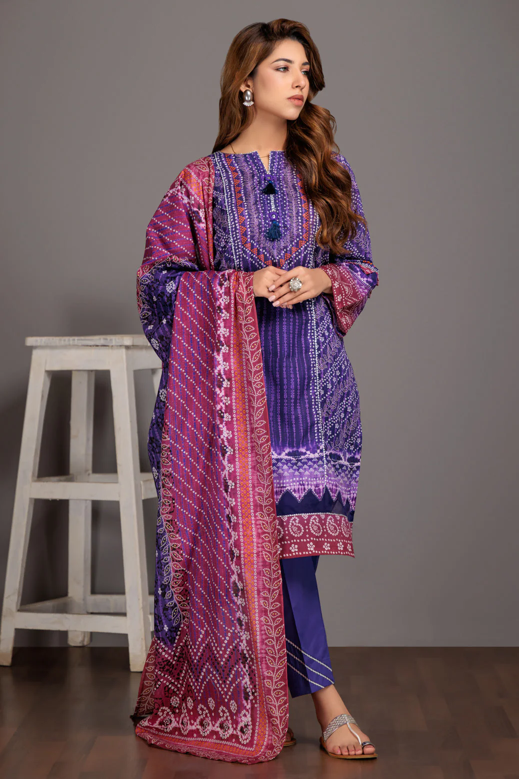 PURPLE-LAWN-3 PIECE (SSS233P02) - Image 5