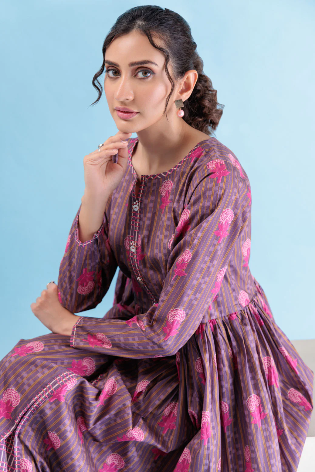 PURPLE-POPLIN-2 PIECE (WS6232P48) - Image 2