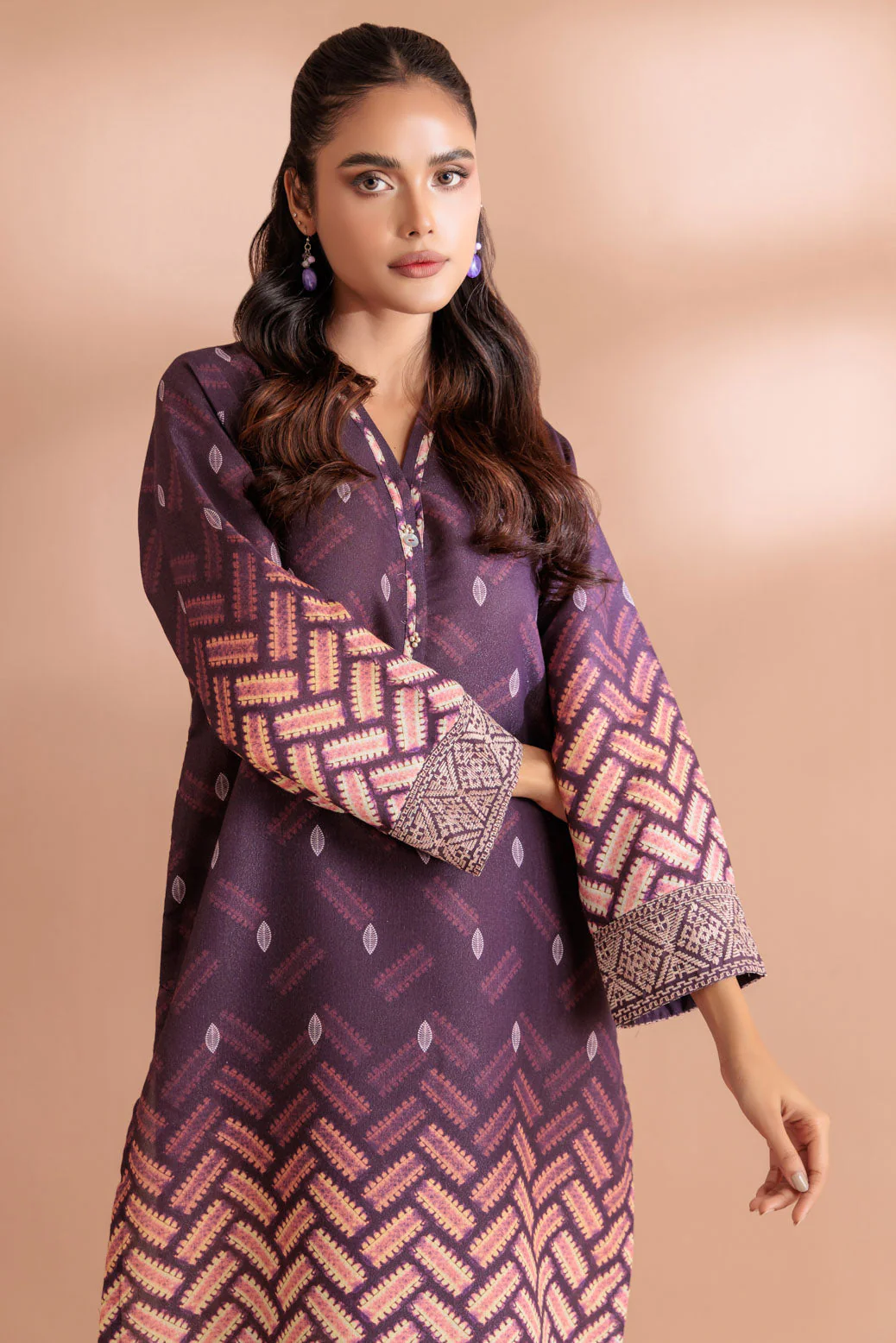 PURPLE-SHIMMERY-2 PIECE (SS6242P12) - Image 3