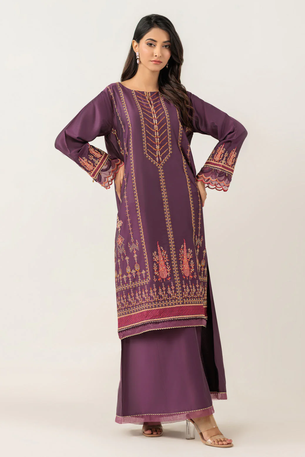 PURPLE-SILK-2 PIECE (PWS6242P08) - Image 4