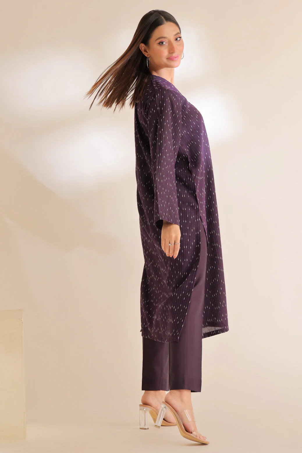 PURPLE-YARN DYED-2 PIECE (SS6242P06) - Image 5
