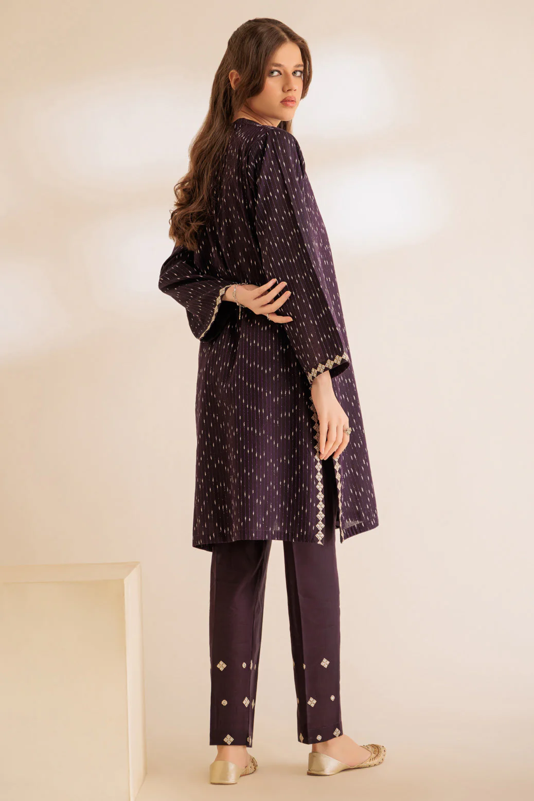 PURPLE-YARN DYED-2 PIECE (SS6242P14) - Image 5