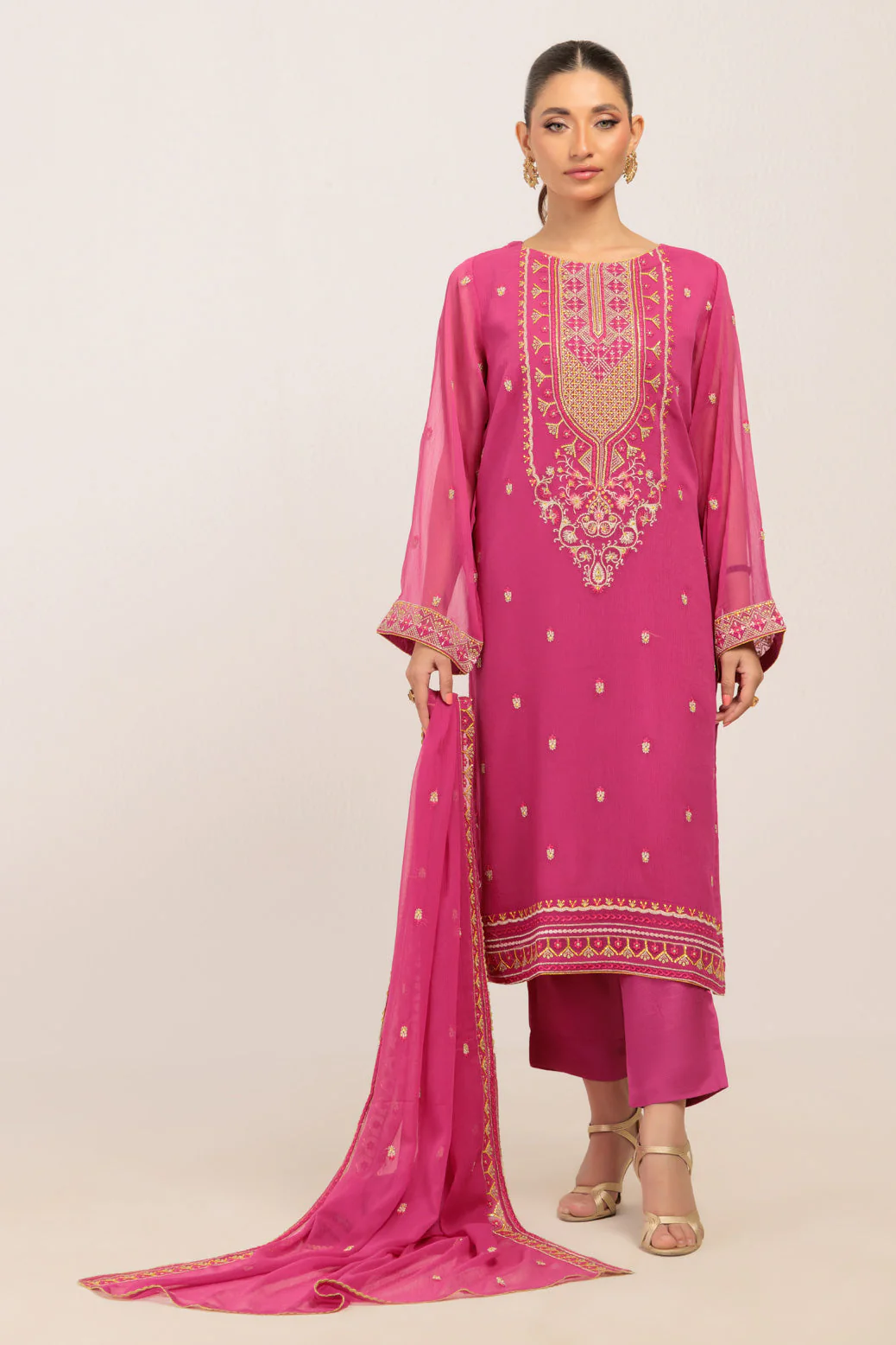 HOT-PINK-CHIFFON-3 PIECE (PWS5243P05) - Image 3