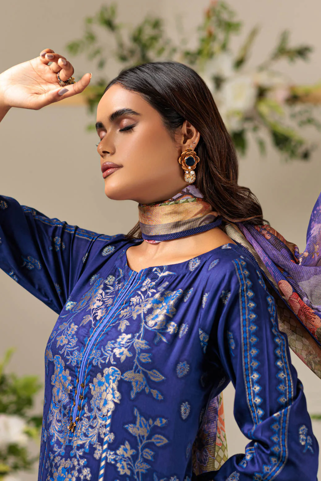 R-BLUE-JACQUARD-3 PIECE (BSRS233P13) - Image 2