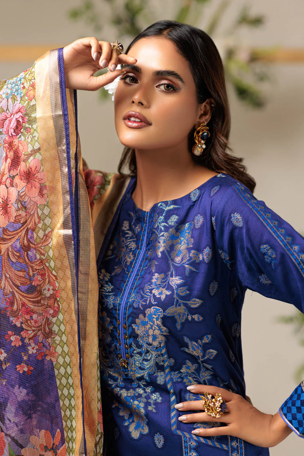 R-BLUE-JACQUARD-3 PIECE (BSRS233P13) - Image 3