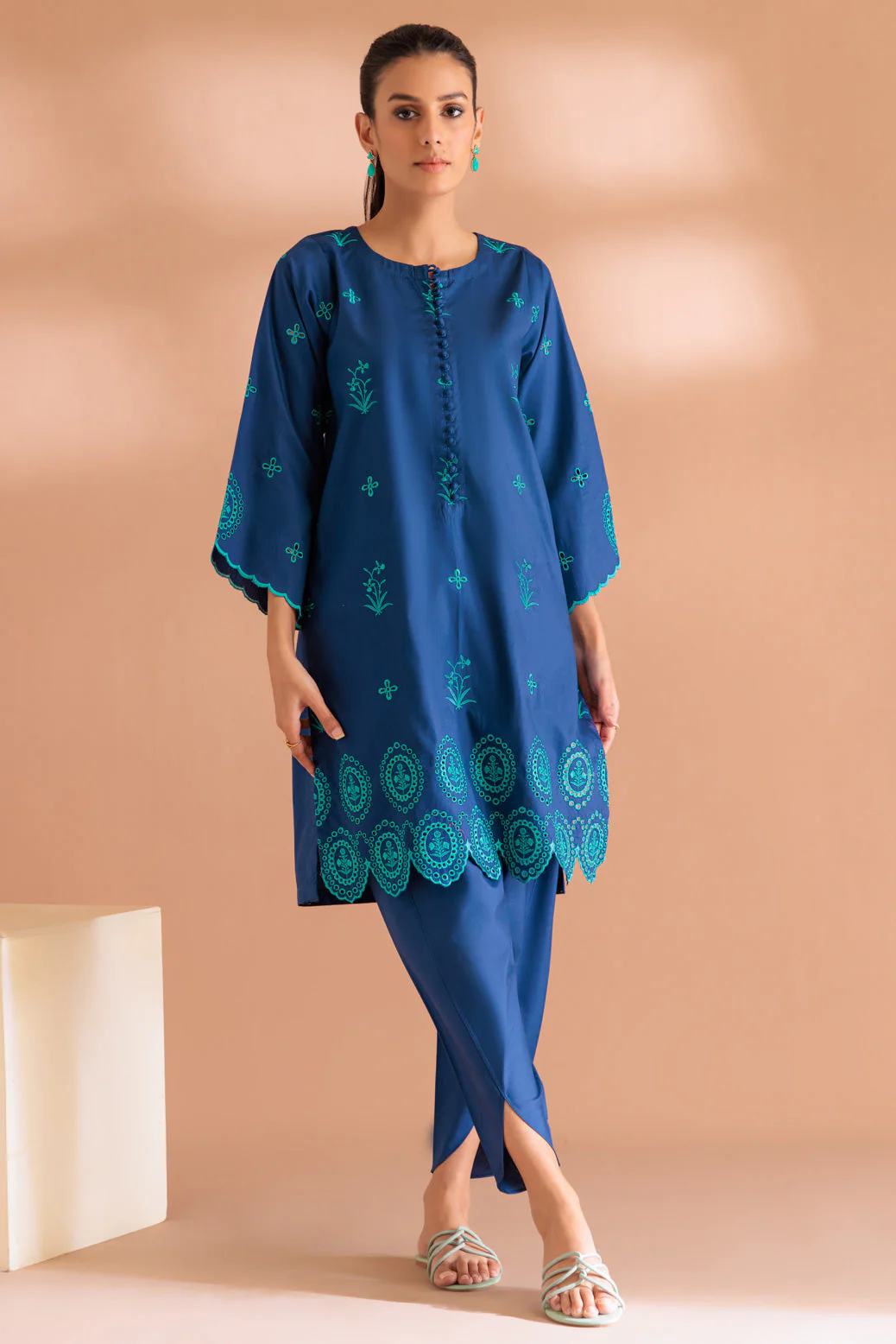 R-BLUE-POPLIN-2 PIECE (WS6232P46) - Image 2